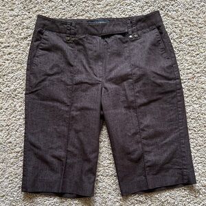Women's Larry Levine Brown Bermuda Shorts size 6